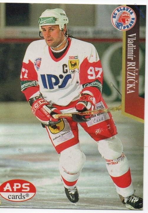 Vladimír Růžička APS 97/98 hokejová karta #158