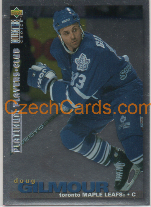 Doug Gilmour 1995/96 UD Collectors Choice Platinum #5