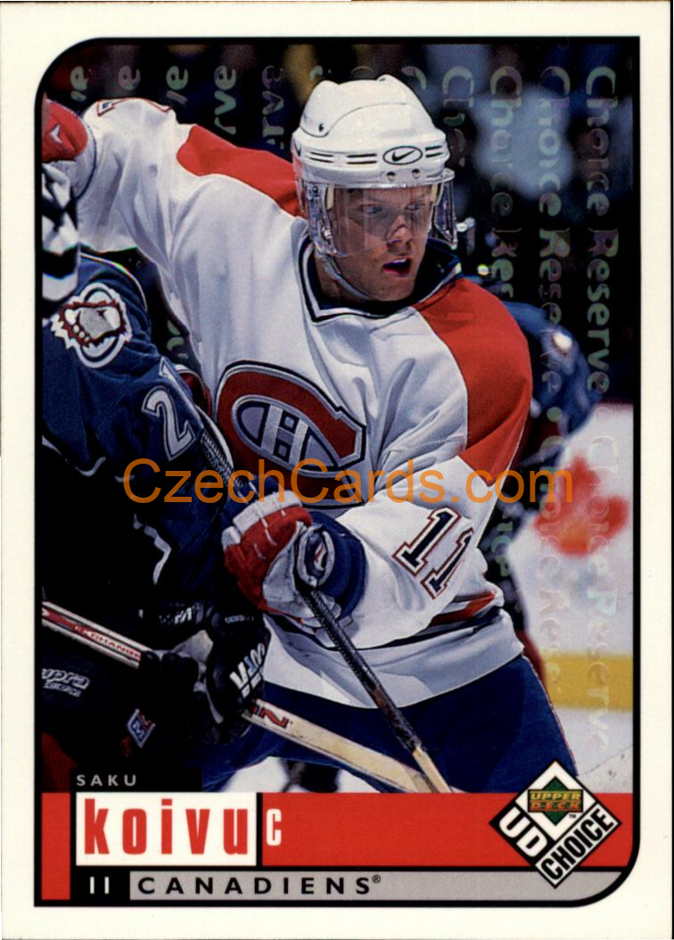 Saku Koivu 1998/99 UD Collectors Choice Reserve #105