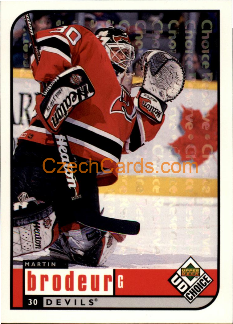 Martin Brodeur 1998/99 UD Collectors Choice Reserve #116