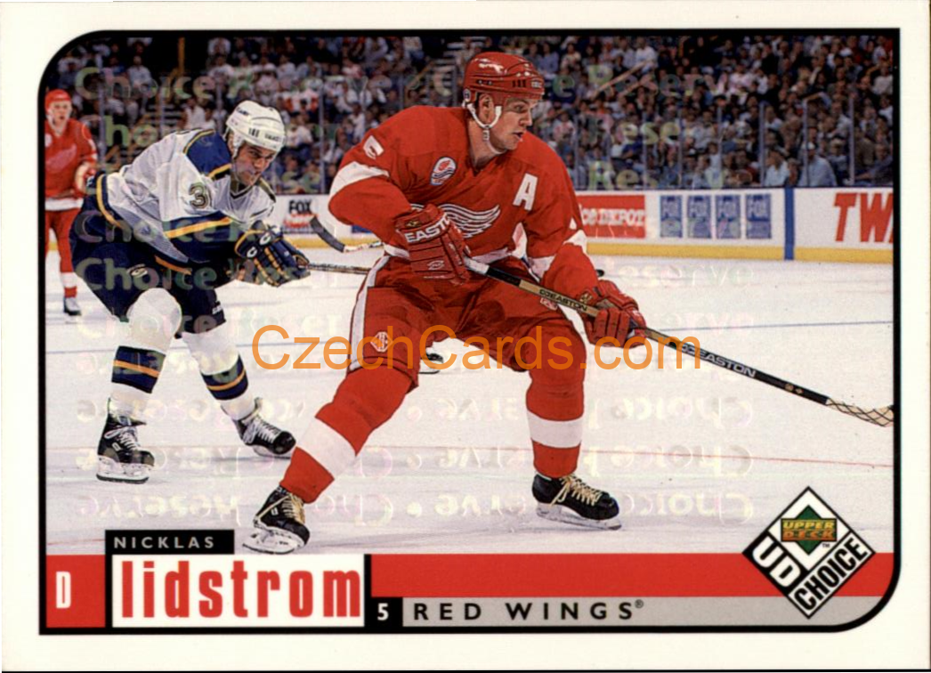 Nicklas Lidstrom 1998/99 UD Collectors Choice Reserve #77