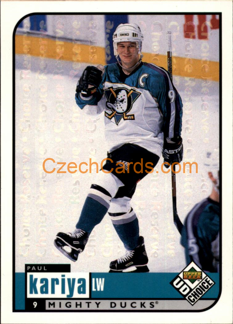 Paul Kariya 1998/99 UD Collectors Choice Reserve #4
