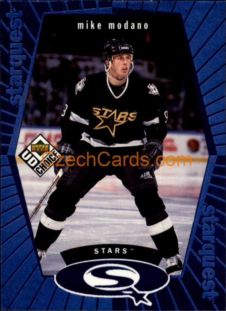 Mike Modano 1998/99 UD Collectors Choice Starquest Blue #SQ24