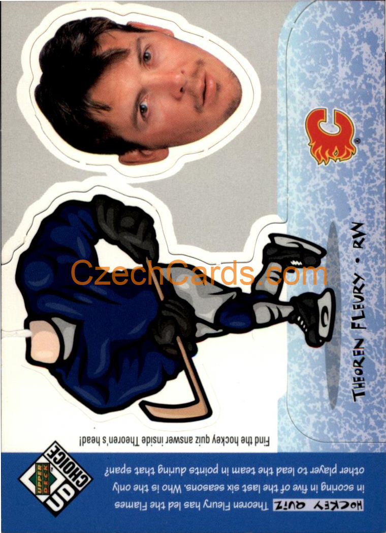 Theoren Fleury 1998/99 UD Collectors Choice Bobble Head #BH25