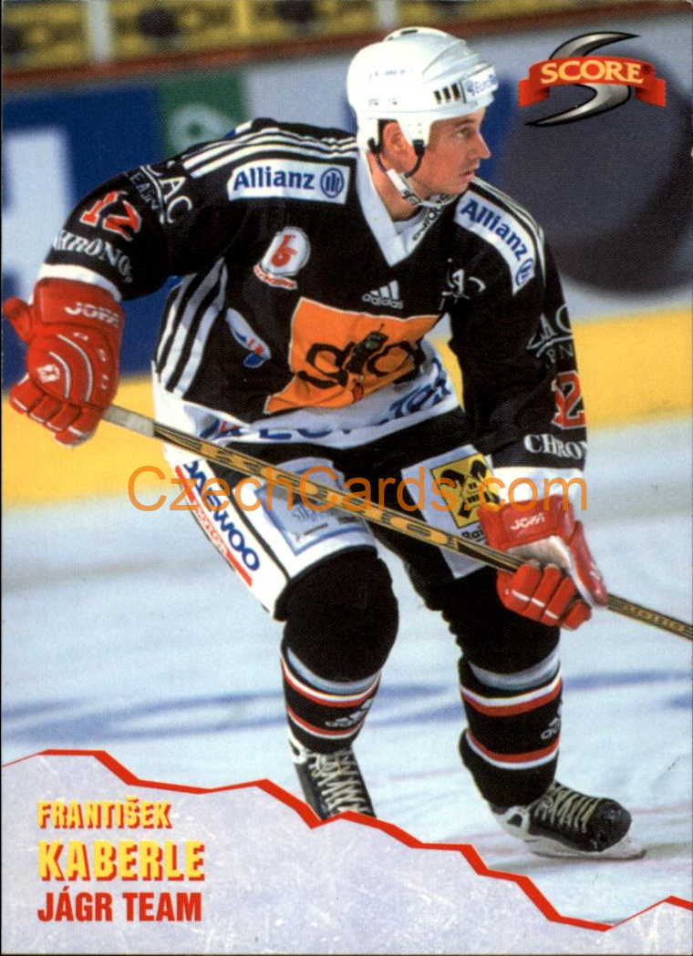 František Kaberle 1999/00 DZ Liga Score APS red JT6