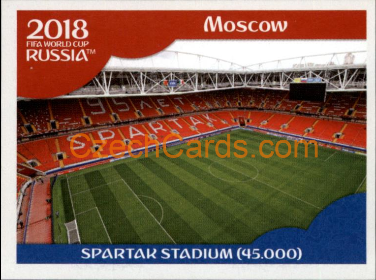 Spartak Stadium 2018 Panini World Cup Russia Black #11