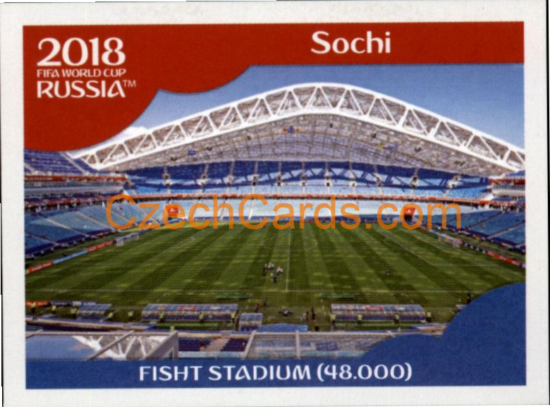 Fisht Stadium 2018 Panini World Cup Russia Black #18