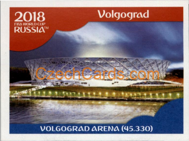 Volgograd Arena 2018 Panini World Cup Russia Black #19