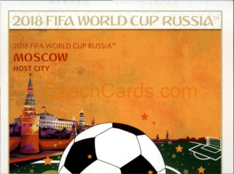 Moscow Poster 2018 Panini World Cup Russia Black #20