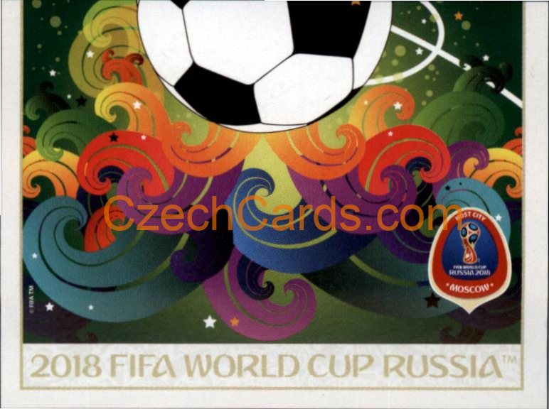 Moscow Poster 2018 Panini World Cup Russia Black #21