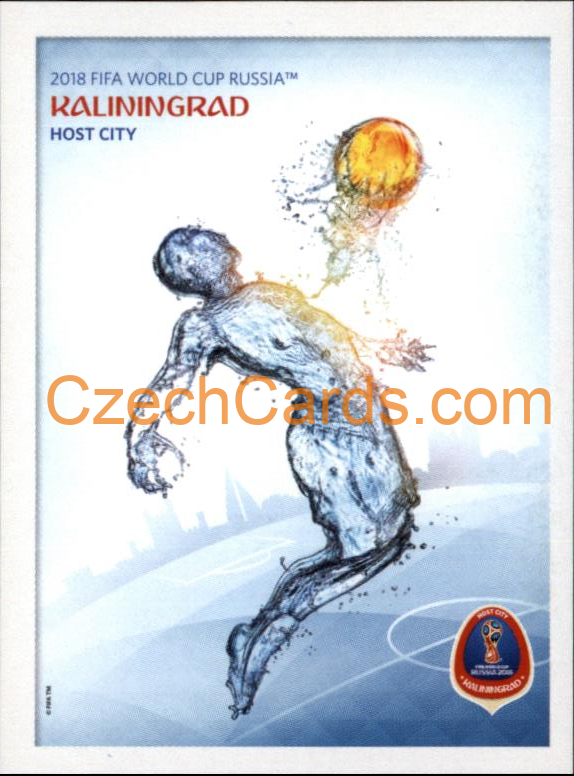 Kaliningrad Poster 2018 Panini World Cup Russia Black #22
