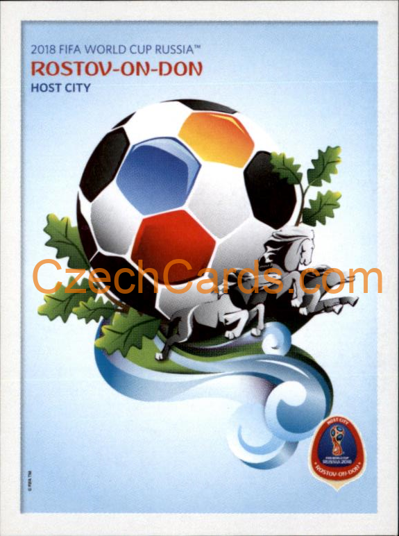 Rostov-On-Don Poster 2018 Panini World Cup Russia Black #25