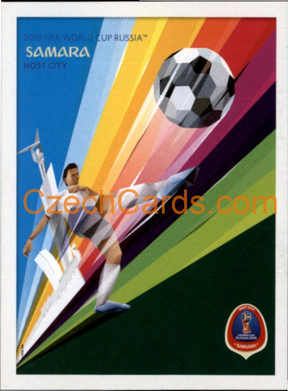Samara Poster 2018 Panini World Cup Russia Black #29