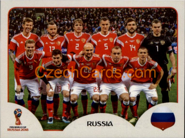 Team Photo 2018 Panini World Cup Russia Metal Black #33