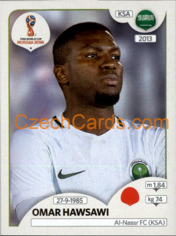 Omar Hawsawi 2018 Panini World Cup Russia Black #58