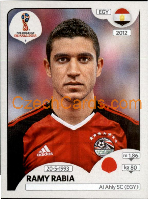 Ramy Rabia 2018 Panini World Cup Russia Black #78