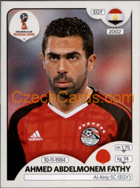 Ahmed Abdelmonem Fathy 2018 Panini World Cup Russia Black #80