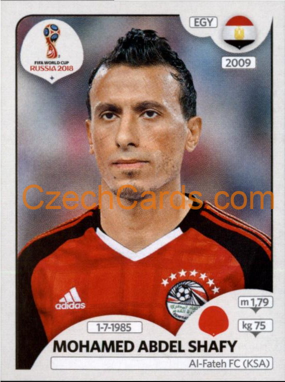 Mohamed Abdel Shafy 2018 Panini World Cup Russia Black #81