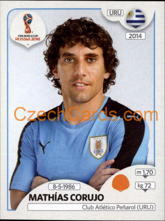 Mathías Corujo 2018 Panini World Cup Russia Black #101