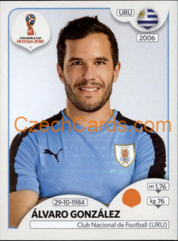 Álvaro González 2018 Panini World Cup Russia Black #103