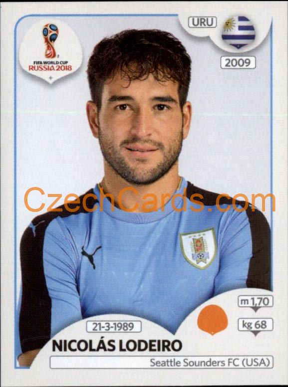 Nicolás Lodeiro 2018 Panini World Cup Russia Black #104