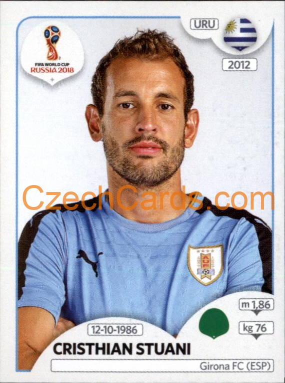 Cristhian Stuani 2018 Panini World Cup Russia Black #110