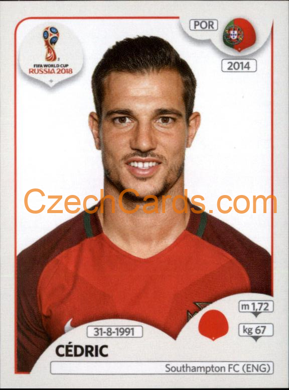 Cédric Soares 2018 Panini World Cup Russia Black #119