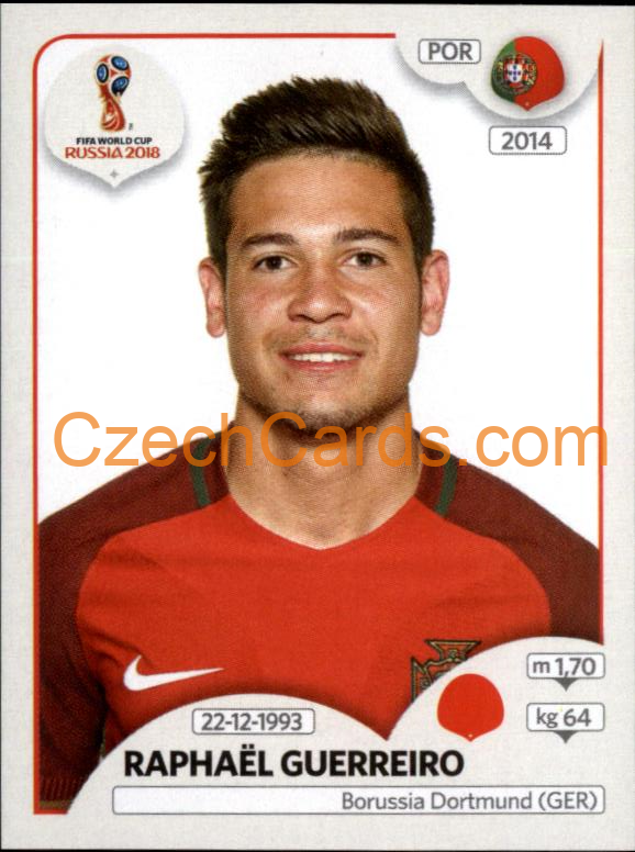 Raphaël Guerreiro 2018 Panini World Cup Russia Black #120