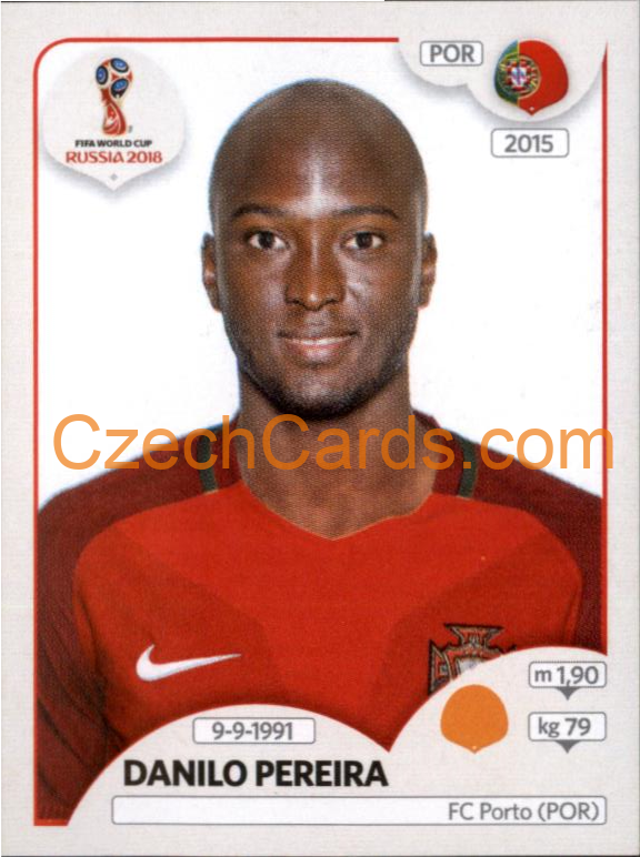 Danilo Pereira 2018 Panini World Cup Russia Black #123