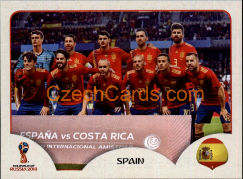 Team Photo 2018 Panini World Cup Russia Metal Black #133