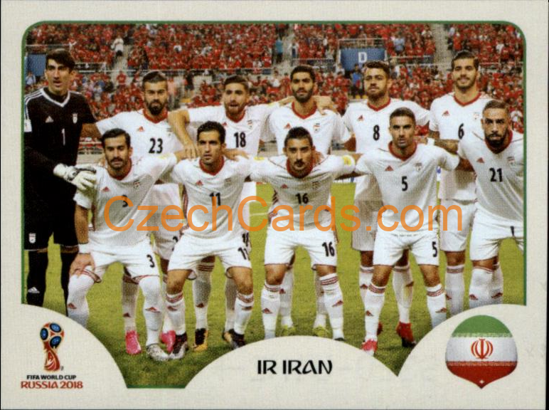 Team Photo 2018 Panini World Cup Russia Black #173
