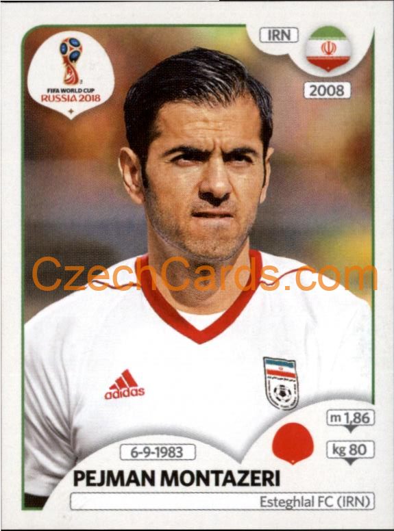 Pejman Montazeri 2018 Panini World Cup Russia Black #175