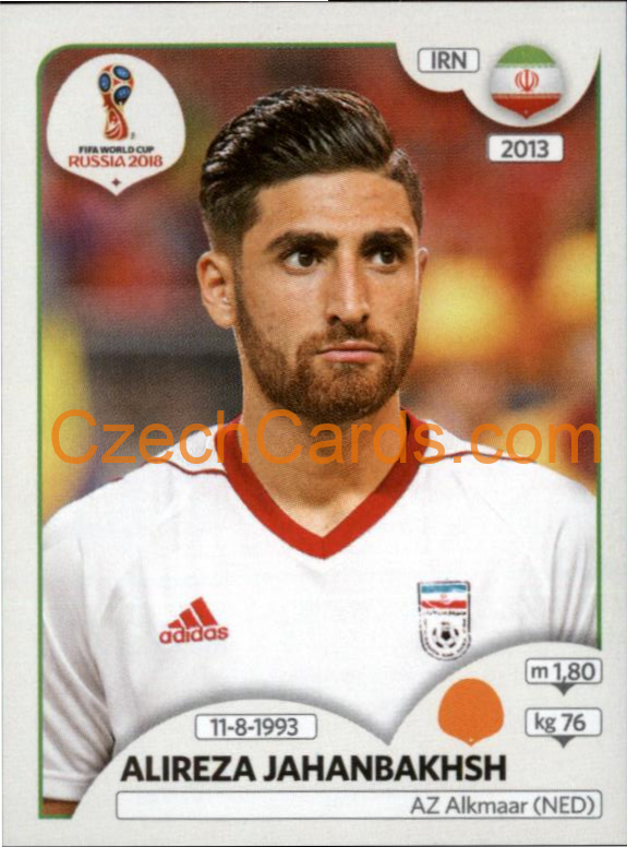 Alireza Jahanbakhsh 2018 Panini World Cup Russia Black #185