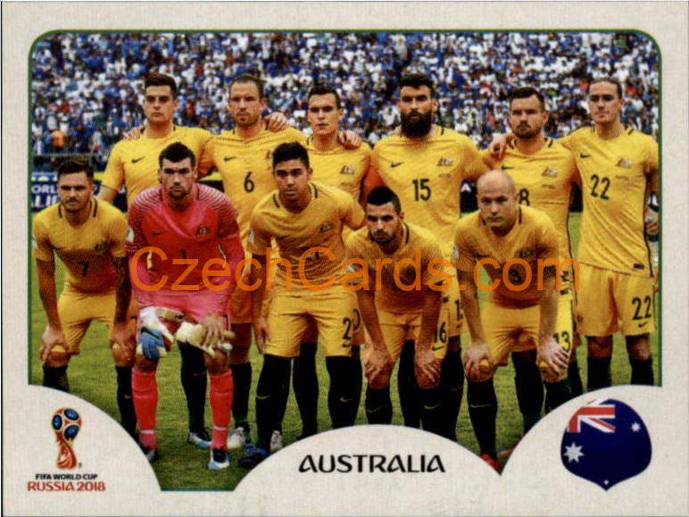 Team Photo 2018 Panini World Cup Russia Black #213