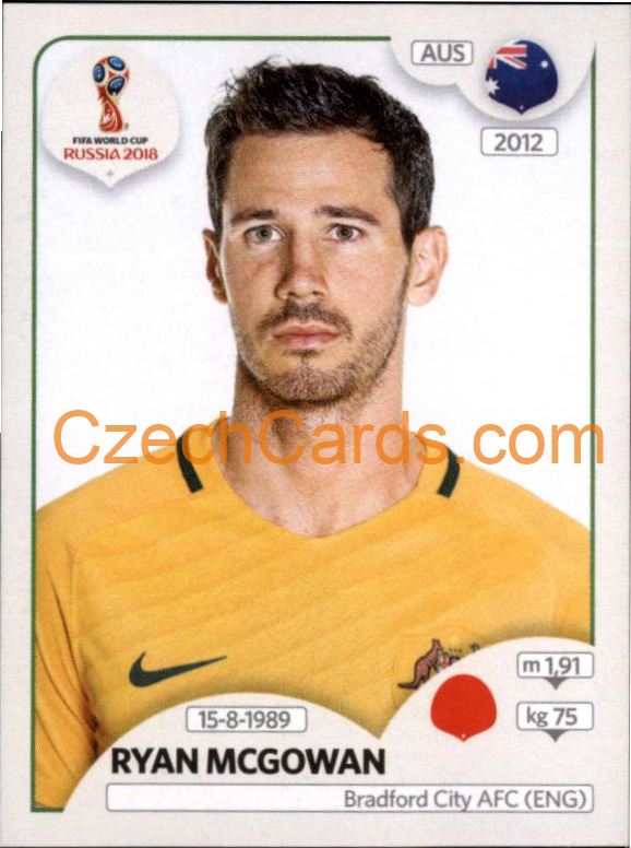 Ryan McGowan 2018 Panini World Cup Russia Black #220