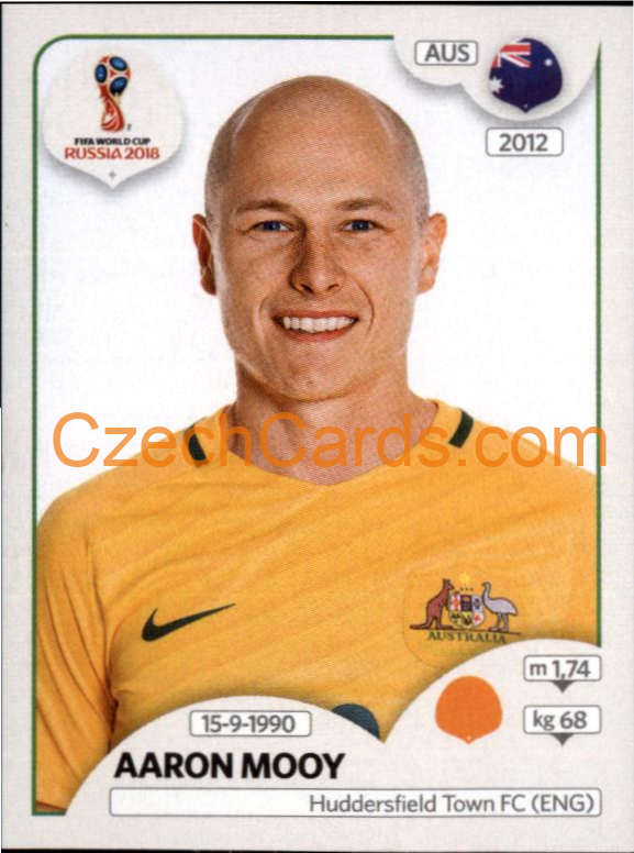 Aaron Mooy 2018 Panini World Cup Russia Black #222