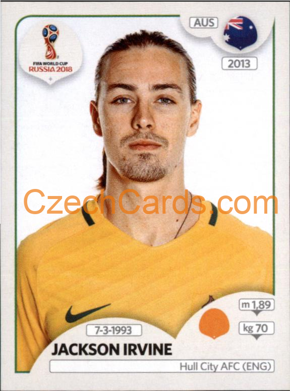 Jackson Irvine 2018 Panini World Cup Russia Black #226