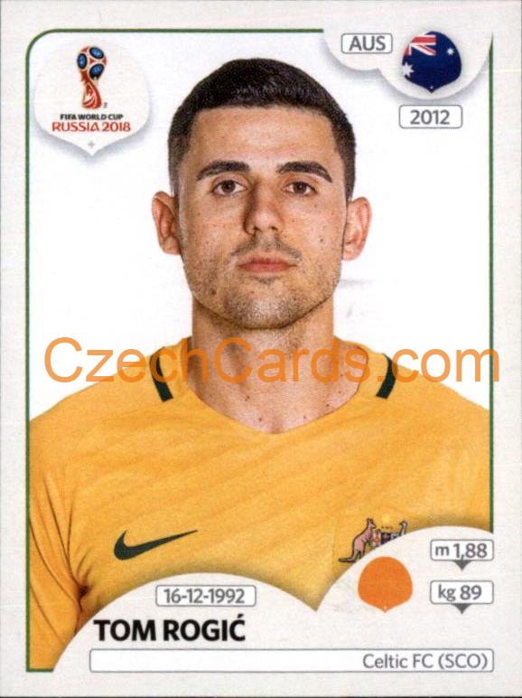 Tom Rogic 2018 Panini World Cup Russia Black #227