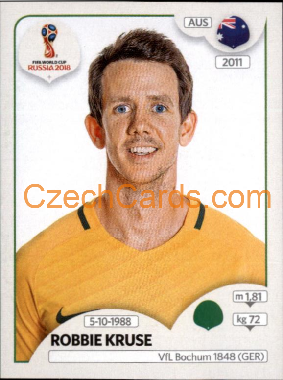 Robbie Kruse 2018 Panini World Cup Russia Black #231