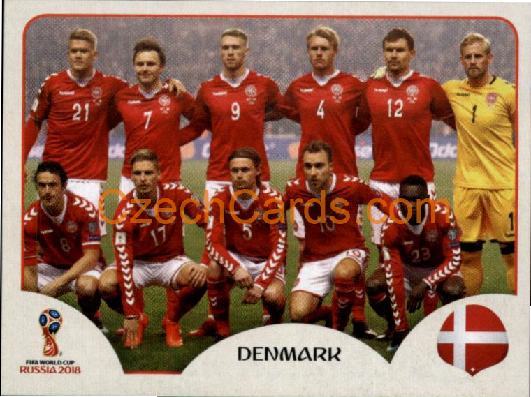 Team Photo 2018 Panini World Cup Russia Black #253