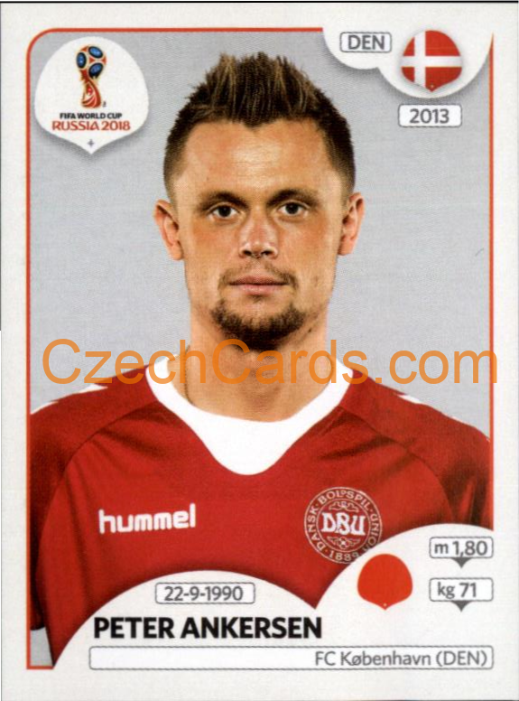 Peter Ankersen 2018 Panini World Cup Russia Black #261