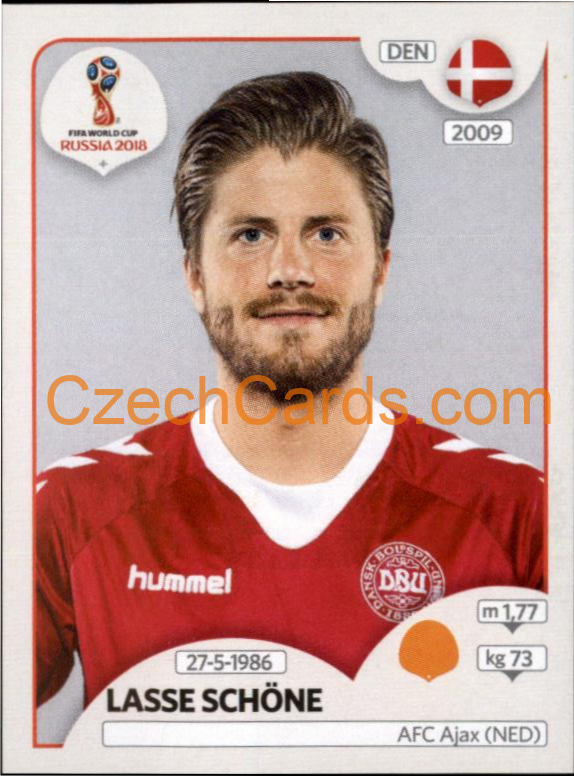 Lasse Schöne 2018 Panini World Cup Russia Black #266
