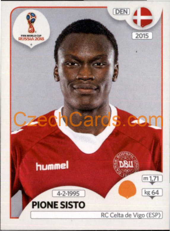 Pione Sisto 2018 Panini World Cup Russia Black #267