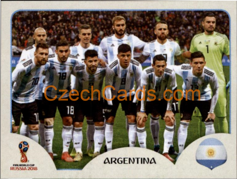 Team Photo 2018 Panini World Cup Russia Black #273