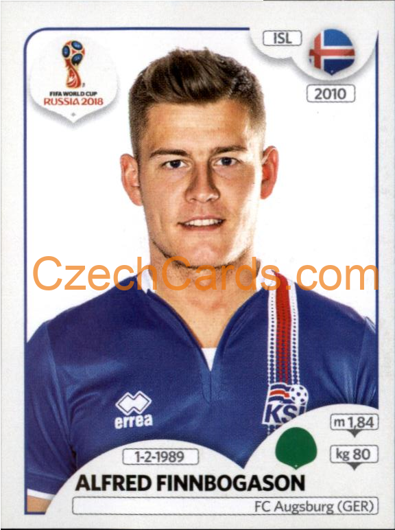 Alfred Finnbogason 2018 Panini World Cup Russia Black #308
