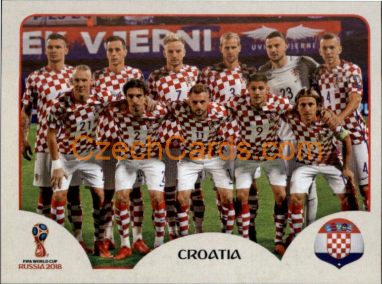 Team Photo 2018 Panini World Cup Russia Black #313