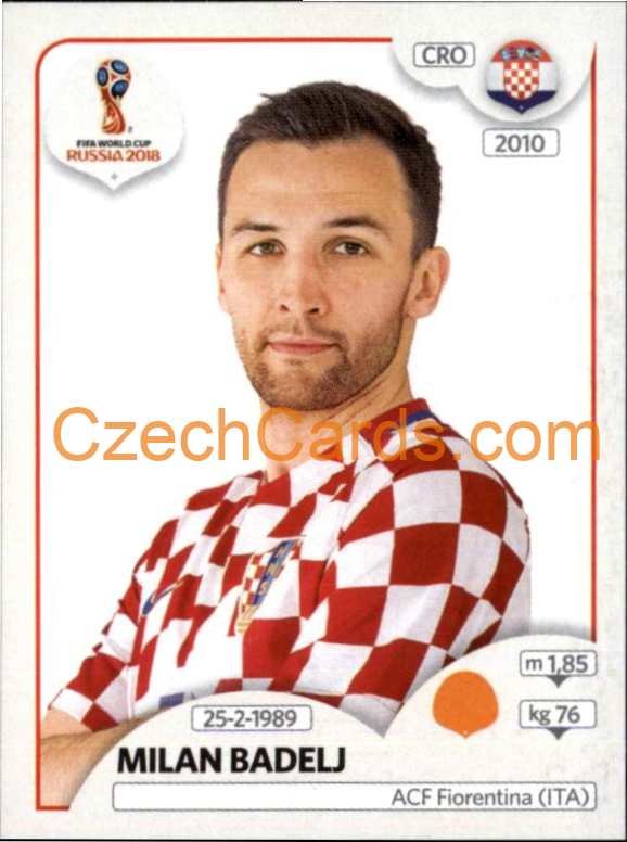 Milan Badelj 2018 Panini World Cup Russia Black #326