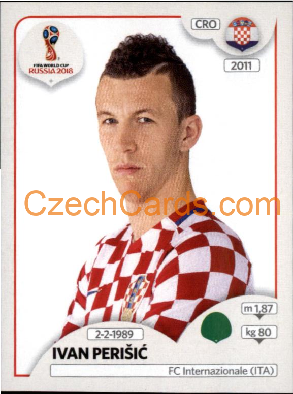 Ivan Perišić 2018 Panini World Cup Russia Black #331