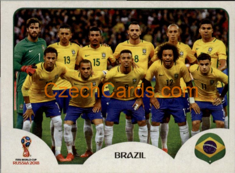 Team Photo 2018 Panini World Cup Russia  Black #353