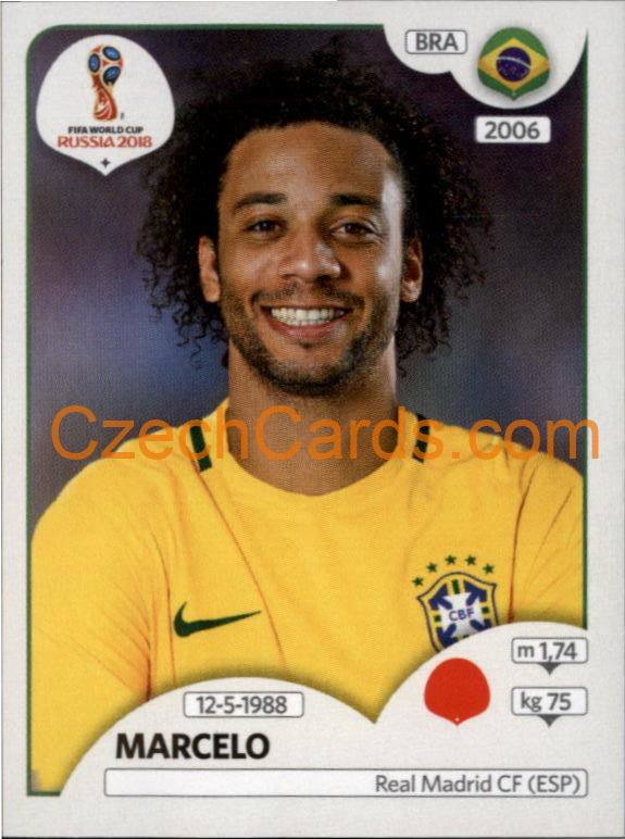 Marcelo 2018 Panini World Cup Russia  Black #360
